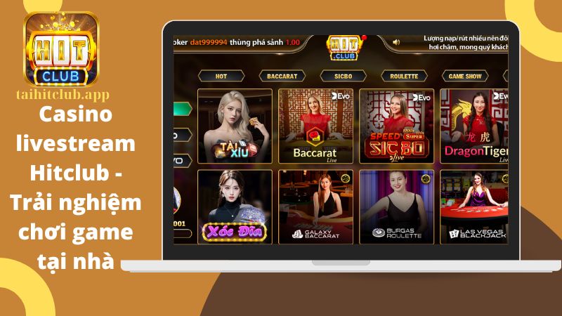 Casino livestream Hitclub