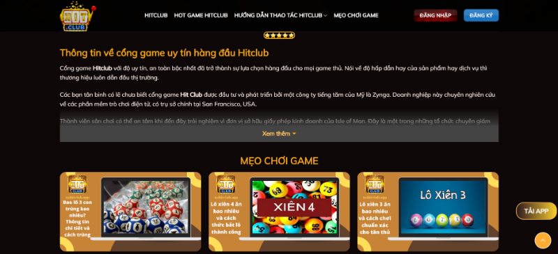 Điều khoản sử dụng website taihitclub.app chi tiết về thông tin tài khoản