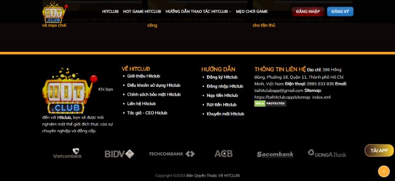 Liên hệ website taihitclub.app qua các nền tảng mạng xã hội 