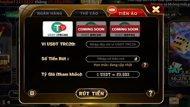 Rút tiền Hitclub qua thẻ cào siêu tốc chỉ với vài phút