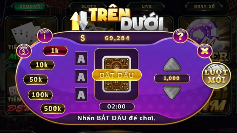 Luật chơi cơ bản của mini game hấp dẫn trên dưới