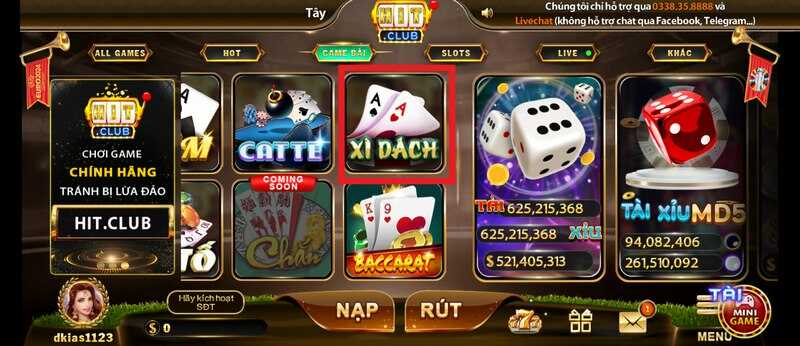 Đôi nét thông tin tổng quan về game bài xì dách tại Hitclub