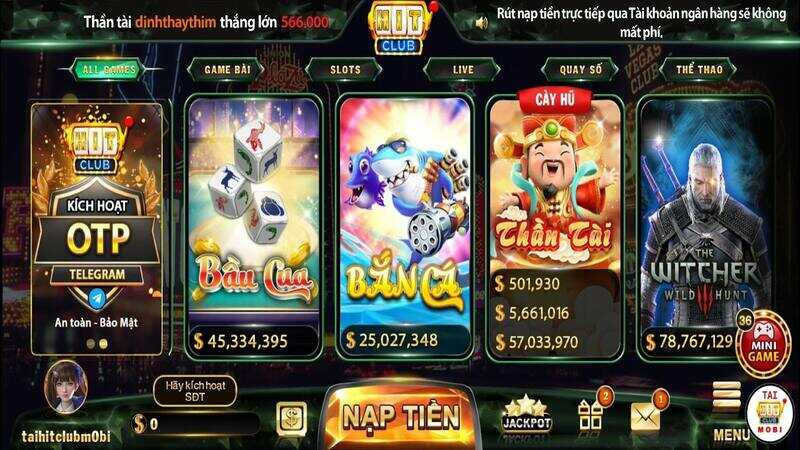 Giới thiệu cơ bản về tựa game bắn cá Hitclub