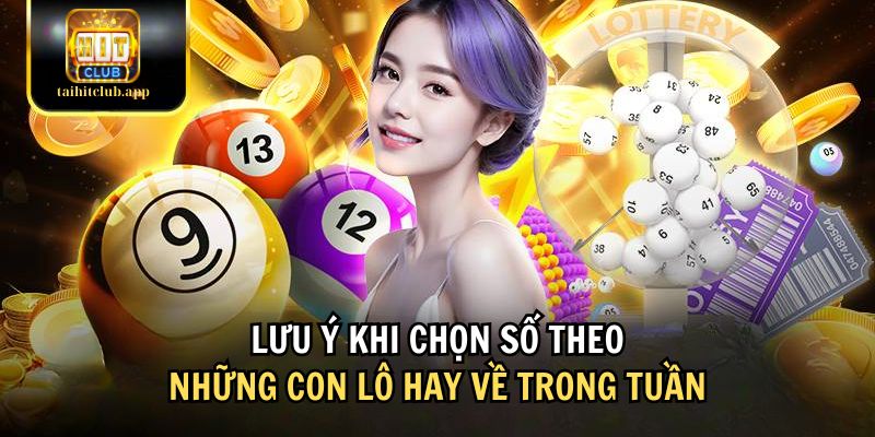 Một số lưu ý quan trọng về việc đánh lô đề theo những con hay về trong tuần