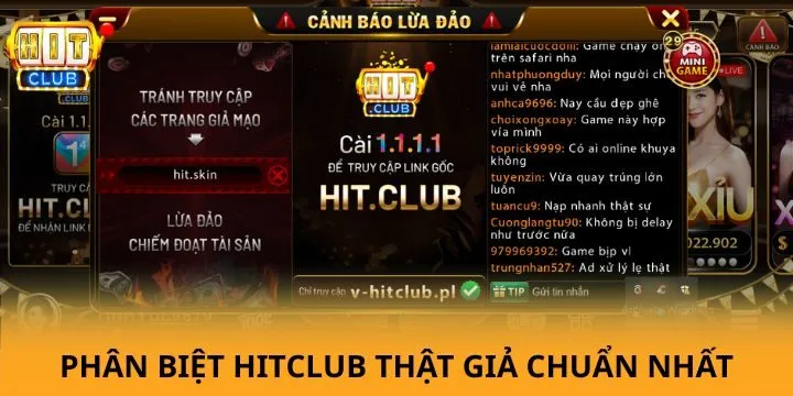 HITCLUB 27 Phân biệt Hit club thật giả trên thị trường