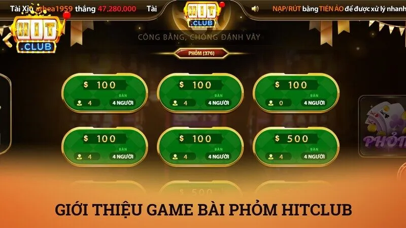 Phỏm hitclub – Cẩm nang làm chủ luật chơi và chiến thuật bất bại 2 Hướng dẫn cách chơi Phỏm Hitclub và cách quy đổi điểm số
